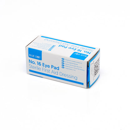 Blue Dot Boxed Eye Pad & Bandage No16