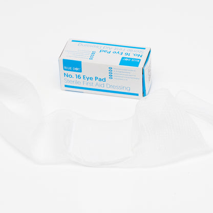 Blue Dot Boxed Eye Pad & Bandage No16