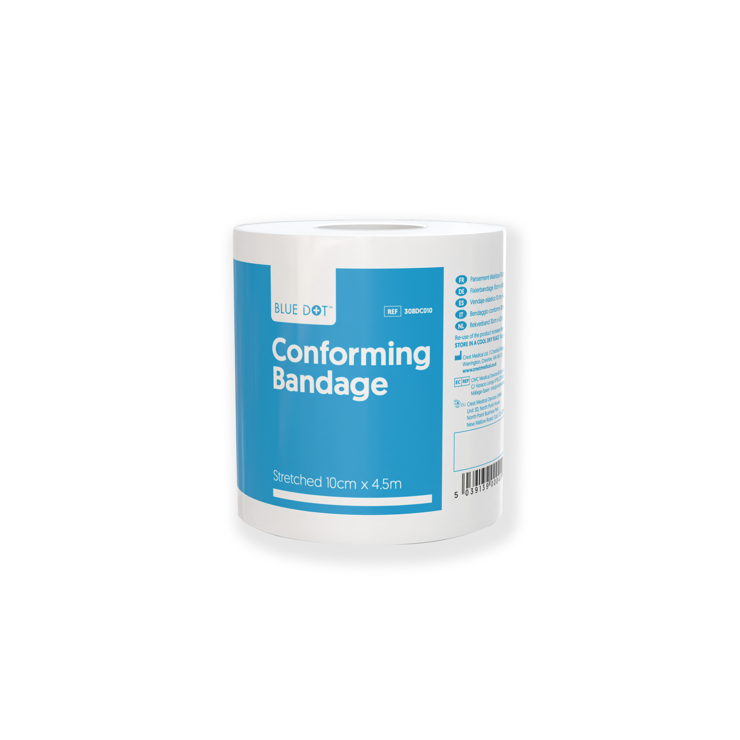Blue Dot Conforming Bandage 10cm x 4.5m