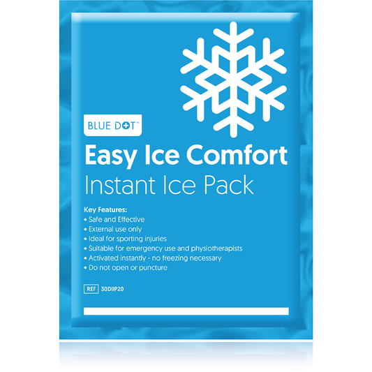 Blue Dot Easy Ice Comfort Instant Ice Pack 20cm x 15cm - Clearance - Blue Dot