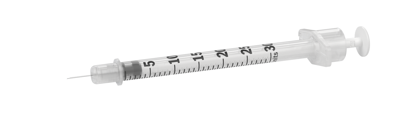 Micro - Fine™ 0.3ml, 6mm insulin syringe - Box of 100