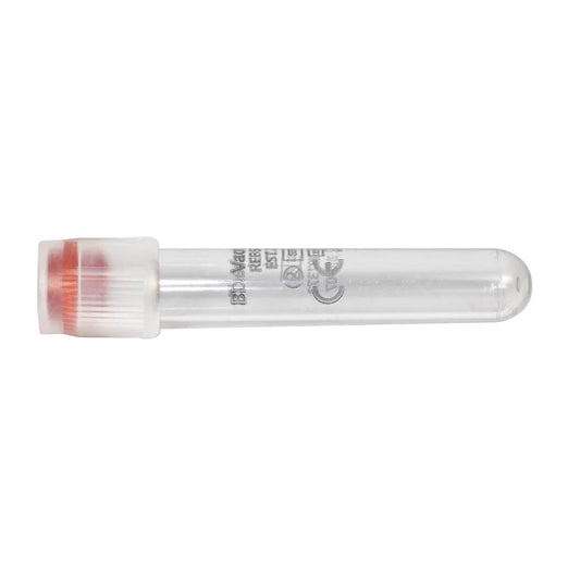 BD Vacutainer EST Tubes - 3ml, 13x75mm, See Through, Qty 100 - 
