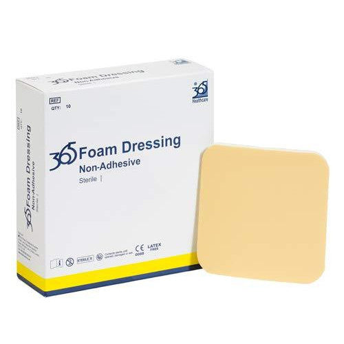 Foam Dressing - Non Adhesive - 10 x 10cm - Box of 10 - 