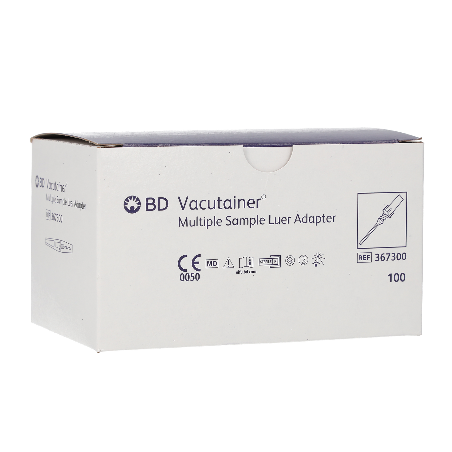 BD Vacutainer Luer Adapter x 100 - Becton Dickinson