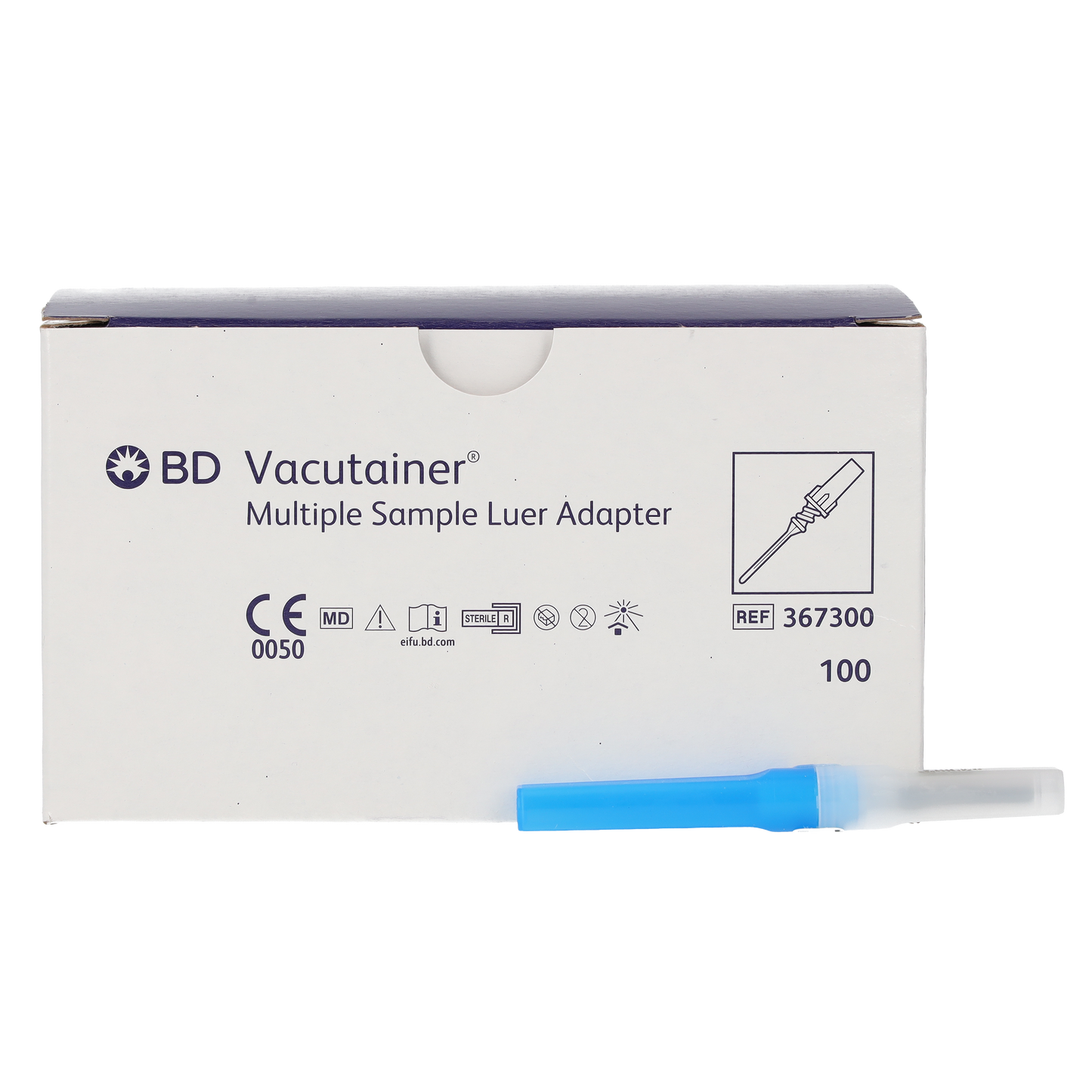 BD Vacutainer Luer Adapter x 100 - Becton Dickinson