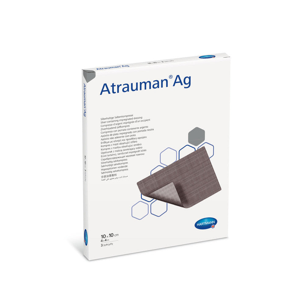 Atrauman AG W/Silver 5 x 5cm x 10 - 