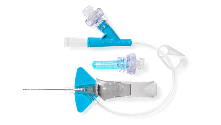 BD® Nexiva™ Closed IV Catheter System Dual Port with BD® Q-Syte™ Needle-free Connector 22G x 1" - Box of 20