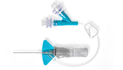 BD® Nexiva™ Closed IV Catheter System Dual Port with BD® Q-Syte™ Needle-free Connector 22G x 1" - Box of 20