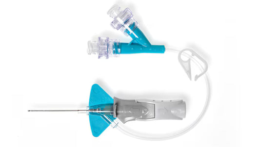 BD® Nexiva™ Closed IV Catheter System Dual Port with BD® Q-Syte™ Needle-free Connector 22G x 1" - Box of 20 - 