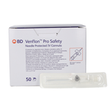 BD Venflon Pro Safety Peripheral Safety IV Cannula with Injection Valv ...