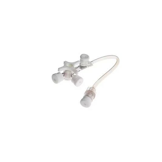 Macrobore Extension Set with BD® Connecta™ Stopcock and Injection Valve - Box of 50