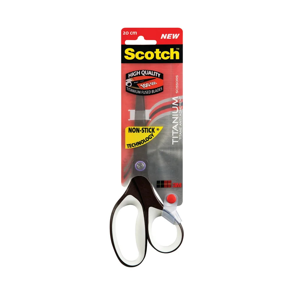 Scotch Titanium Non-Stick Scissors 200mm Black