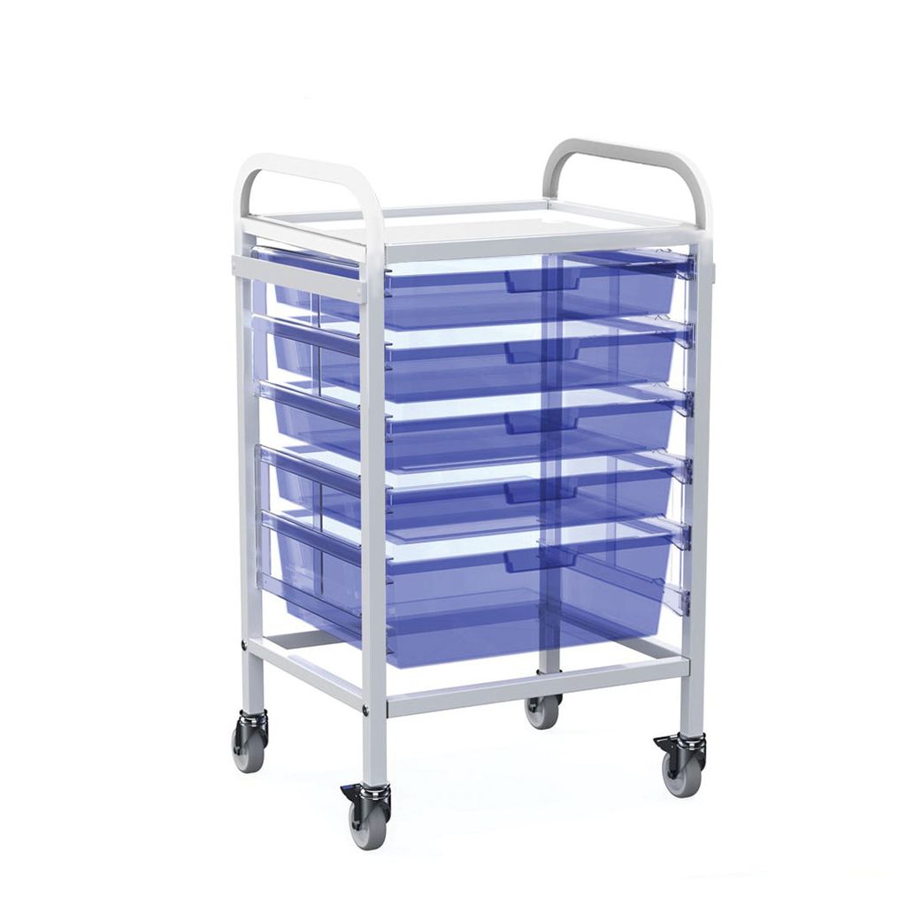 Shuttleworth Wide Single Medical Storage Trolley - 