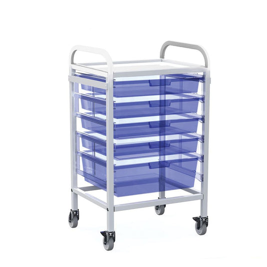Shuttleworth Wide Single Medical Storage Trolley - 