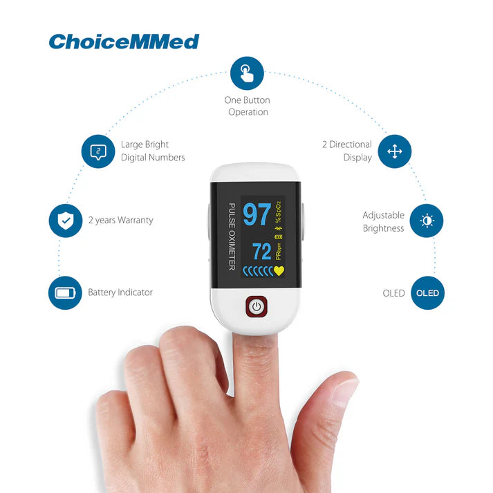 Bluetooth Fingertrip Pulse Oximeter Oxywatch