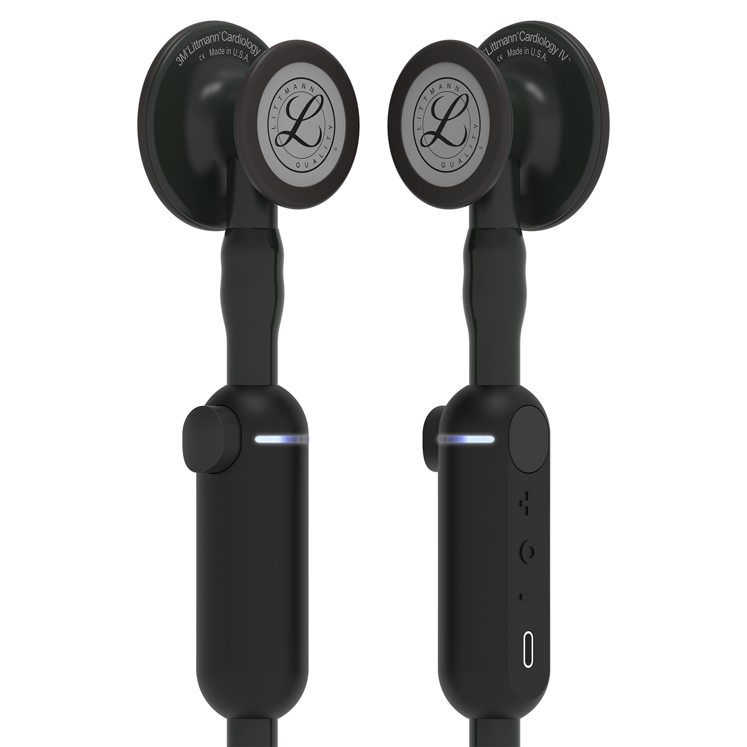 Littmann CORE Digital Stethoscope 8490 - Black - Over Engraved - Littmann Stethoscopes