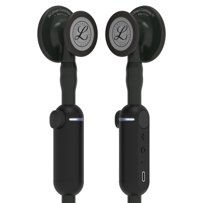 Littmann CORE Digital Stethoscope 8490 - Black - Over Engraved - Littmann Stethoscopes