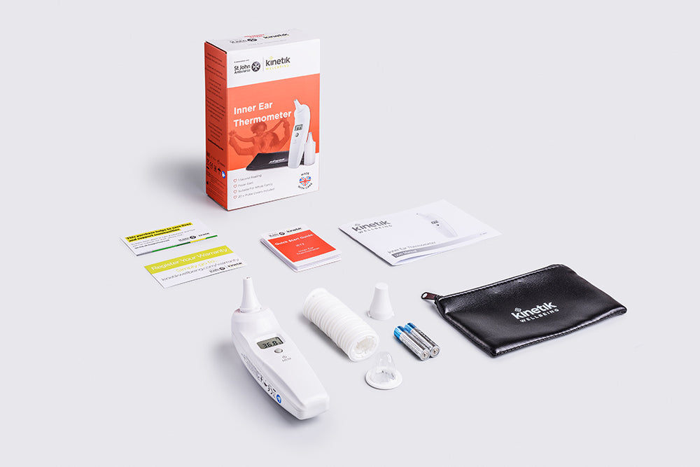 ET-100A Infrared Ear Thermometer Tympanic, 1 Second Measurement - 