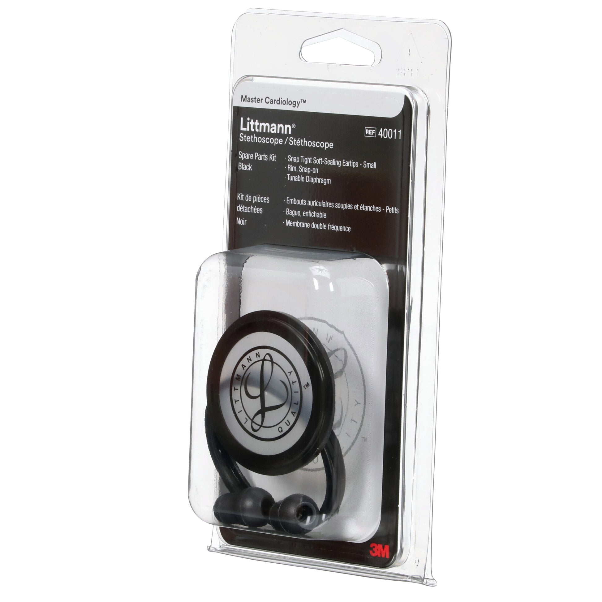 3M Littmann Spare Parts Kit - Master Cardiology Stethoscopes - Black - Littmann Stethoscopes