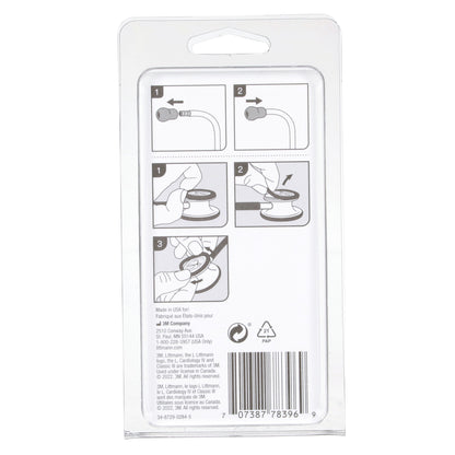 3M Littmann Spare Parts Kit - Classic III/Cardiology IV/CORE Stethoscopes - Black - Littmann Stethoscopes