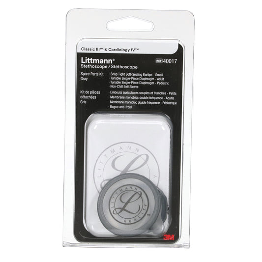 3M Littmann Spare Parts Kit - Classic III/Cardiology IV Stethoscopes - Grey - Littmann Stethoscopes