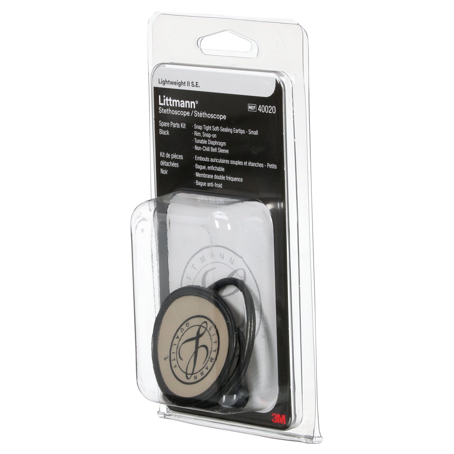 3M Littmann Spare Parts Kit - Lightweight II S.E. Stethoscopes - Black - Littmann Stethoscopes