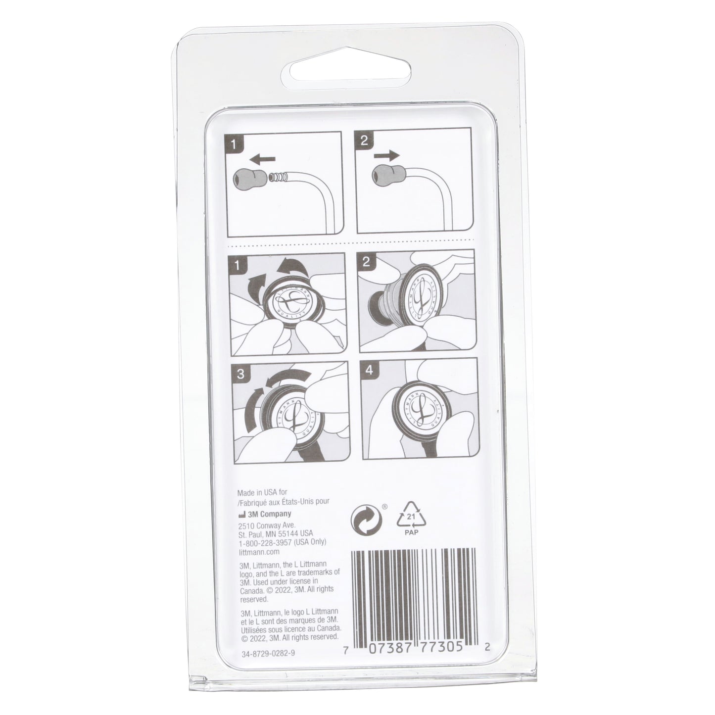 3M Littmann Spare Parts Kit - Lightweight II S.E. Stethoscopes - Black - Littmann Stethoscopes