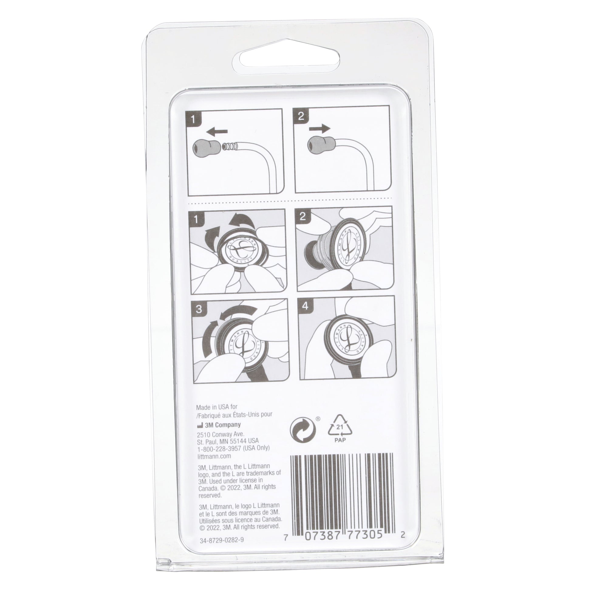 3M Littmann Spare Parts Kit - Lightweight II S.E. Stethoscopes - Black - Littmann Stethoscopes