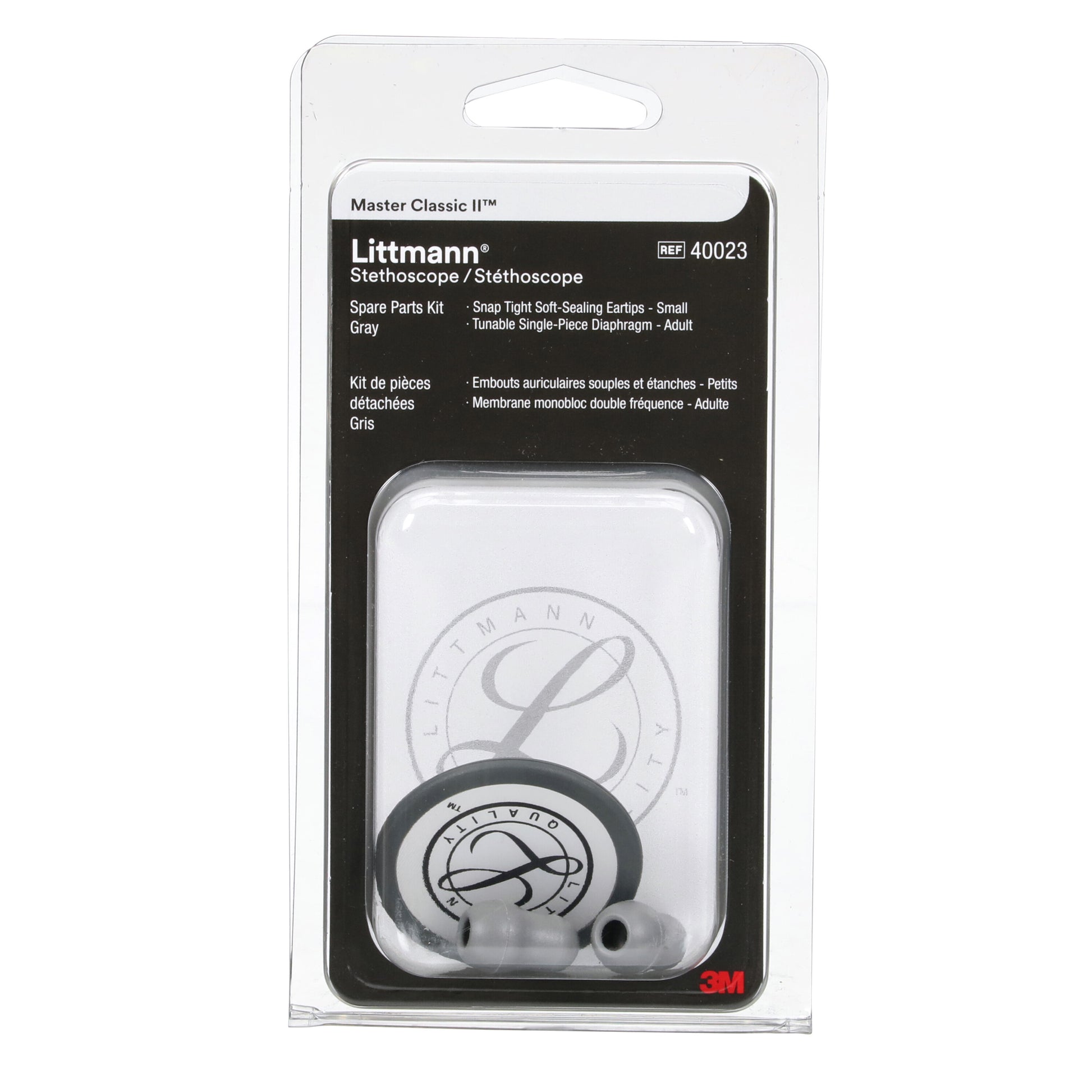 3M Littmann Spare Parts Kit - Master Classic Stethoscopes - Grey - Littmann Stethoscopes
