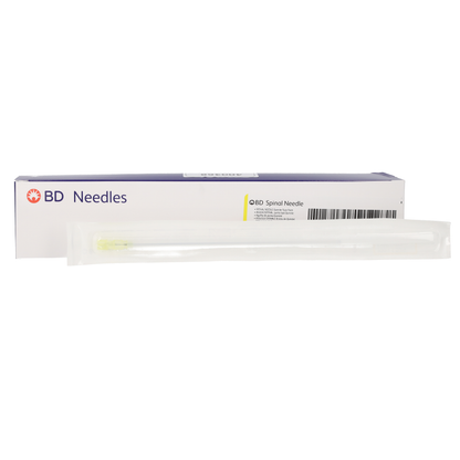 BD™ Long Length Spinal Needle with Quincke Bevel, Sterile, Single Use, 20 G x10 - Becton Dickinson