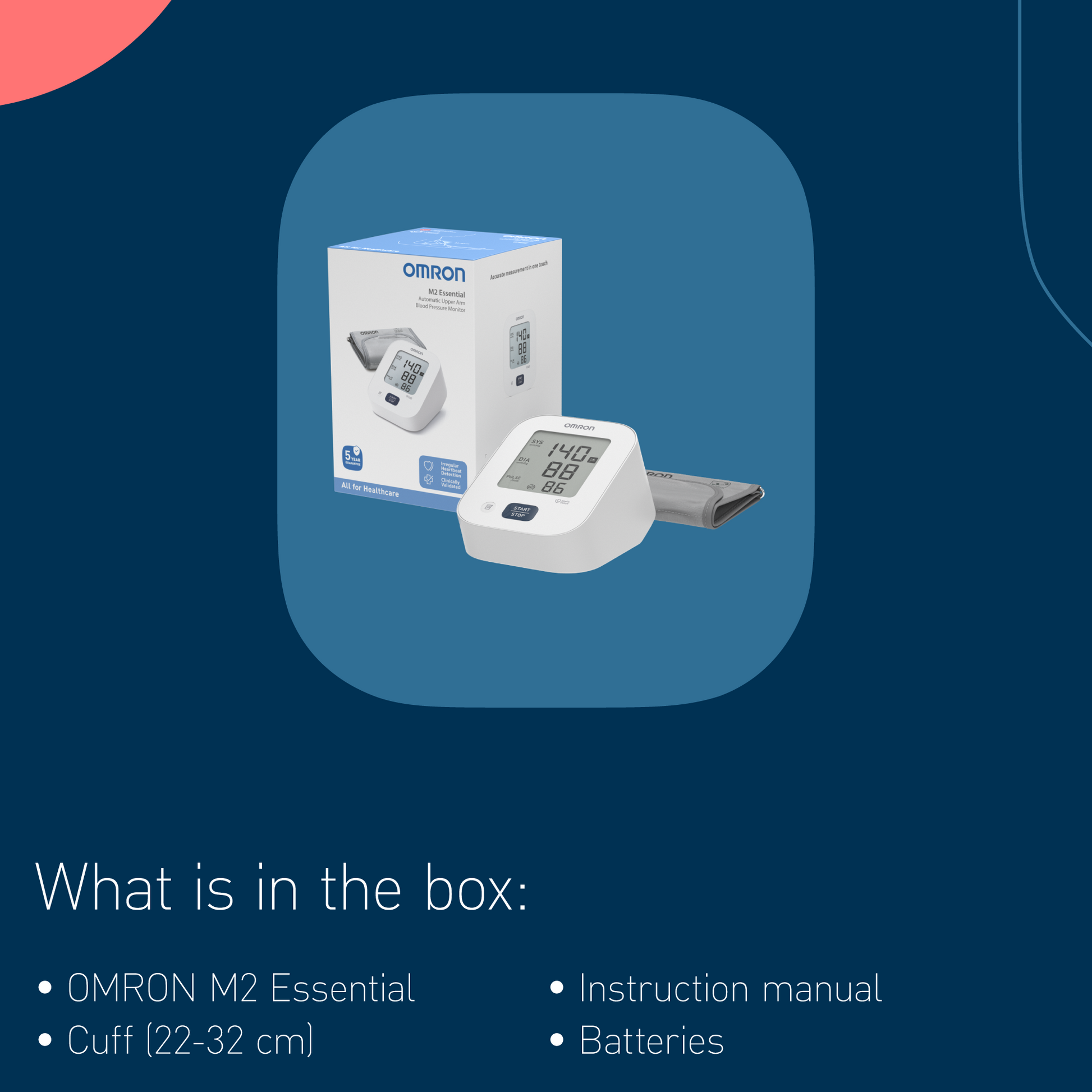 M2 Essential Blood Pressure Monitor - 