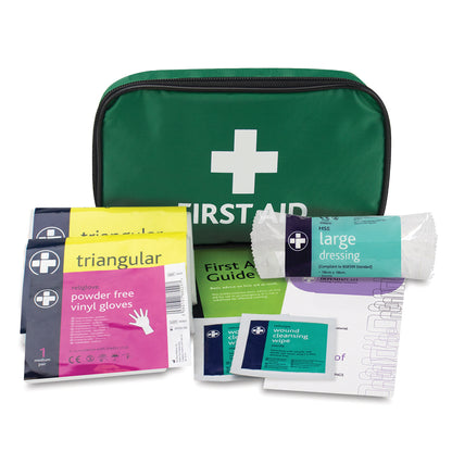 HSE 1 Person First Aid Kit – Travel Pouch - Case of 25
