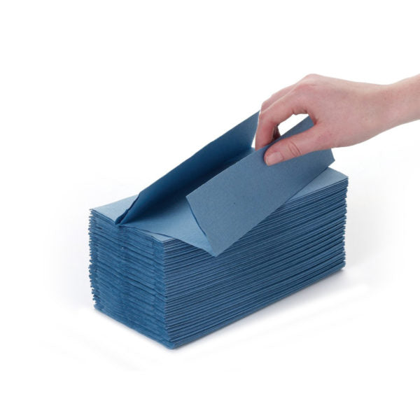 V Fold Interfold Hand Towels - Kraft - 1ply - 23x23cm - 3600 Sheets - HYDI