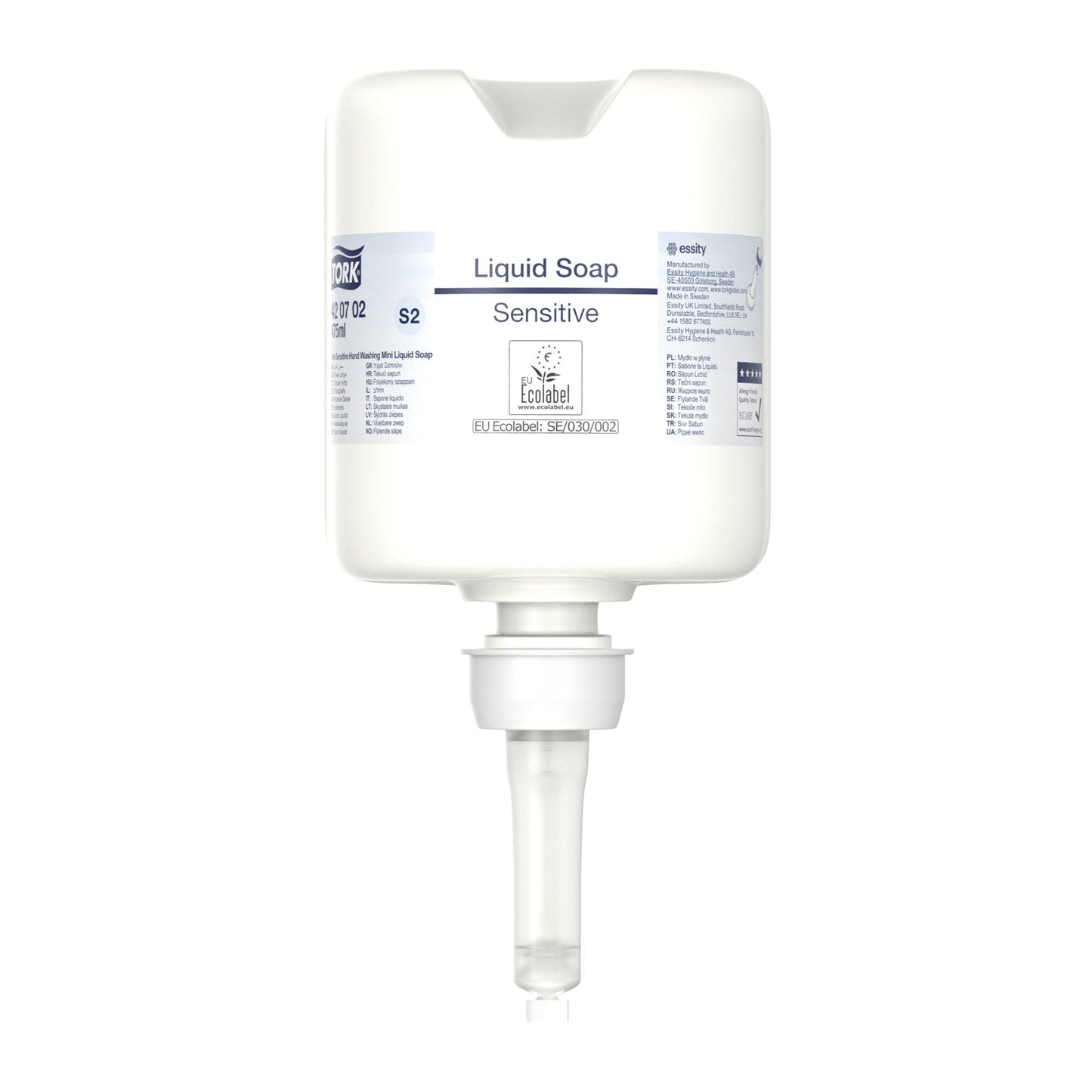 Tork Extra Mild Mini Soap - 475ml Case of 8 - 