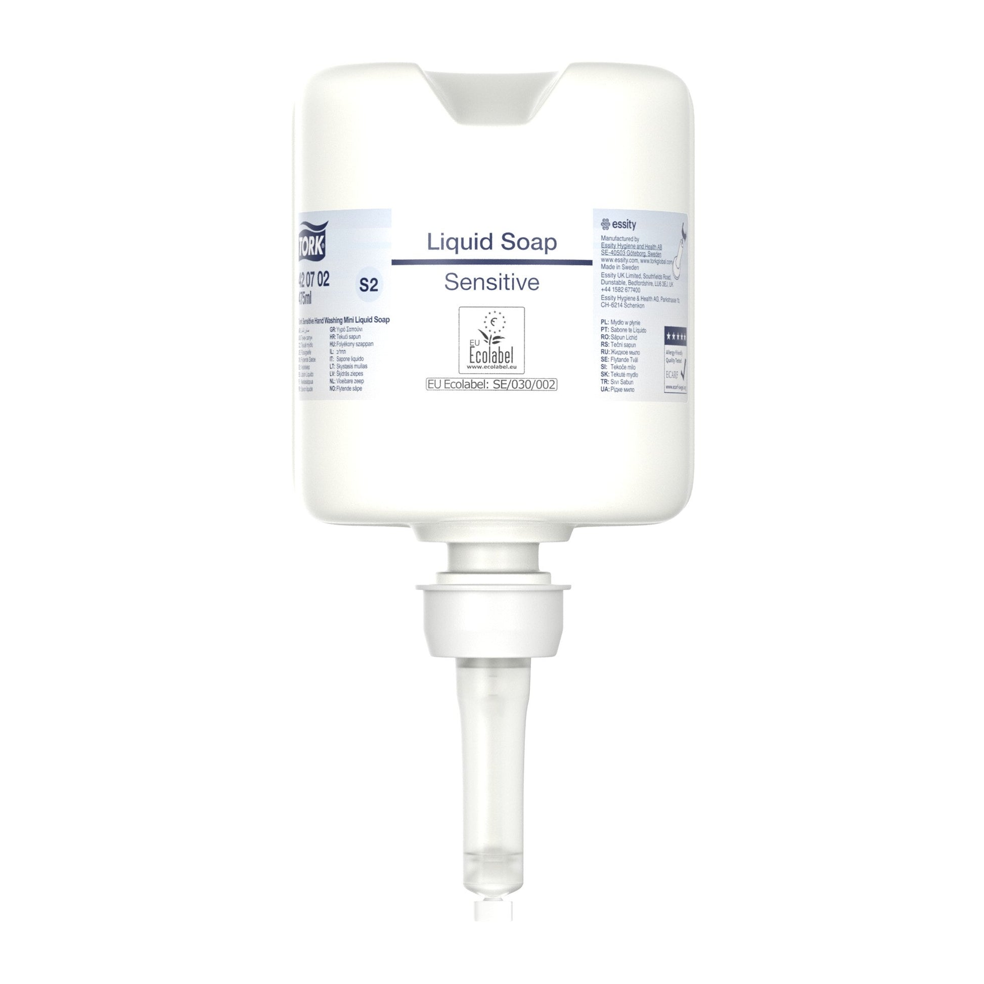 Tork Extra Mild Mini Soap - 475ml Case of 8 - 