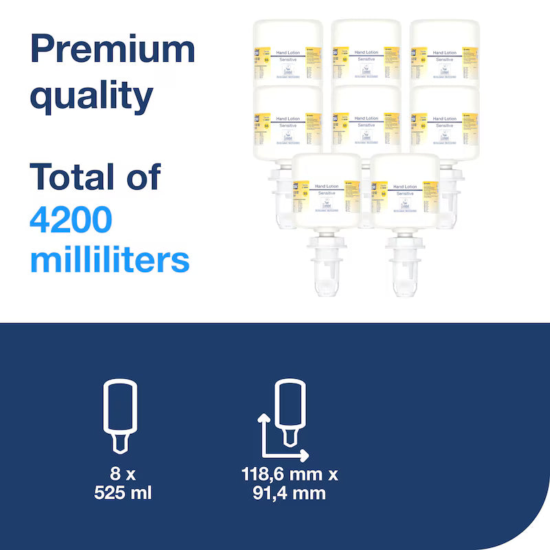 Tork Sensitive Moisturising Mini Hand Lotion S5 X8 - 