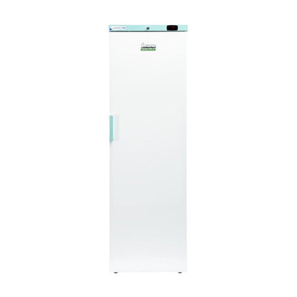 White refrigerator on a white background