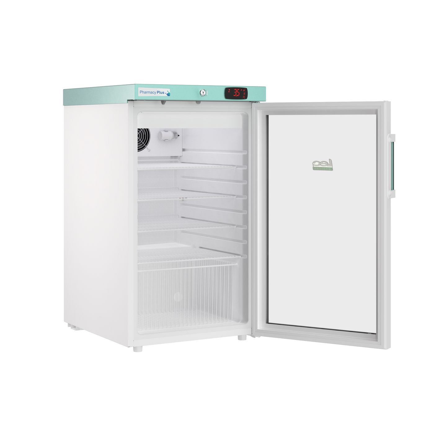 PPGR120BT - LEC 120L Pharmacy Plus Undercounter Fridge with Glass Door