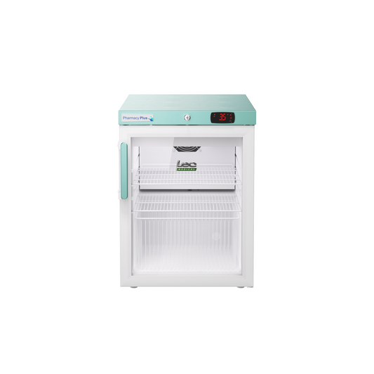 Pharmacy Plus 80 Litre Countertop Fridge - Glass Door