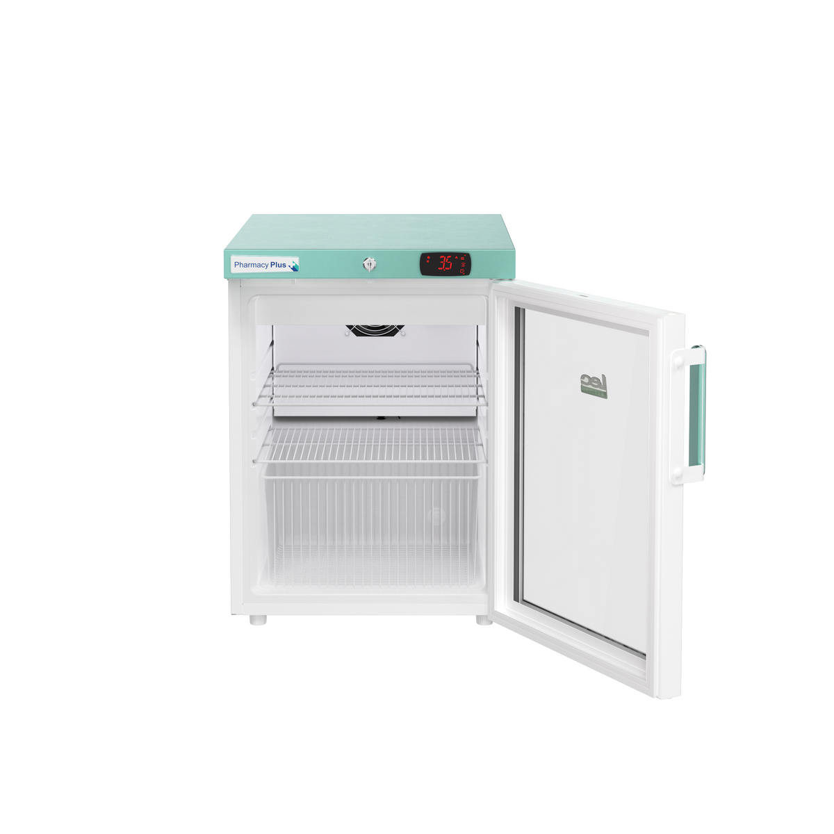 Pharmacy Plus 80 Litre Countertop Fridge - Glass Door