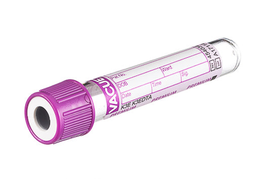 VACUETTE® 1ml K3EDTA Premium Screw Cap Tube - 13mm x 75mm - Box of 50 - 