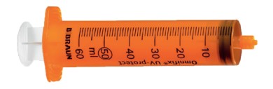 Omnifix 50ml Luer Lock UV-Protect Syringe - Box of 100 - 