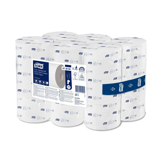 Tork OptiServe Premium Coreless Toilet Paper - 3 Ply - Pack of 18 - 