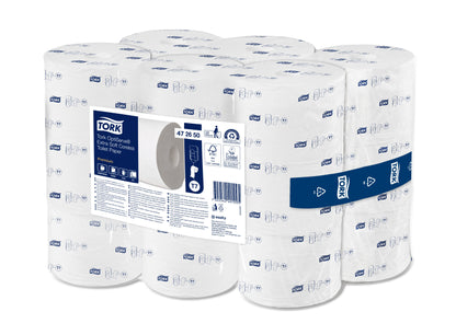 Tork OptiServe Premium Coreless Toilet Paper - 3 Ply - Pack of 18 - 