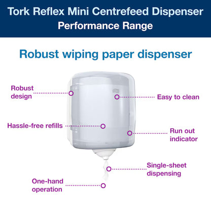 Tork Reflex™ Centrefeed Dispenser White M4 - 
