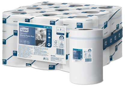 Tork Reflex Centrefeed Roll White 2ply - Case of 9 Rolls - 19.4cm x 67m - 