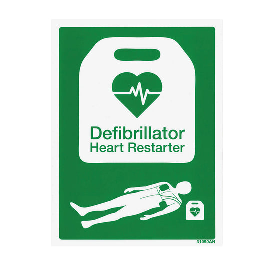 Vinyl AED/Defibrillator Sign - 
