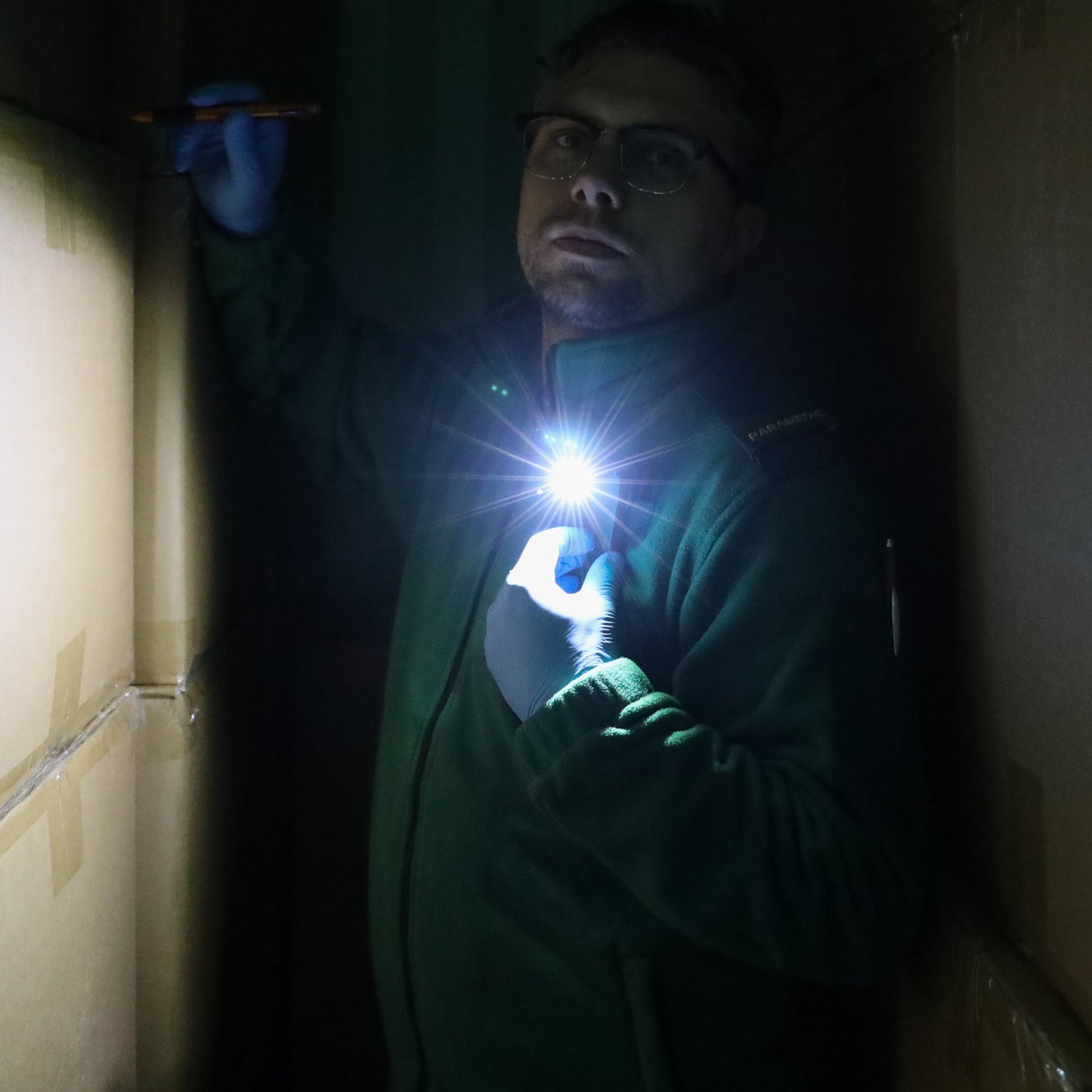 Clip-on Torch With Dual LED - Yellow - Niton999