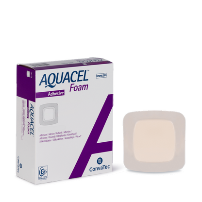 Aquacel Adhesive Foam Dressing 12.5 x 12.5xm - Pack of 10