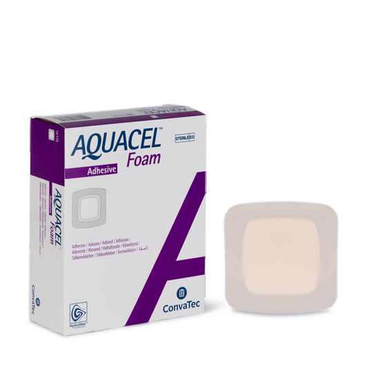 Aquacel Adhesive Foam Dressing 12.5 x 12.5xm - Pack of 10 - 